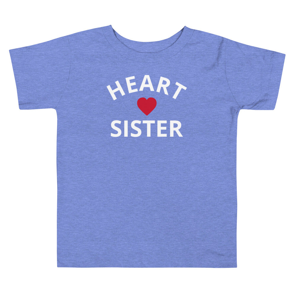 Heart Sister - Toddler Short Sleeve Tee