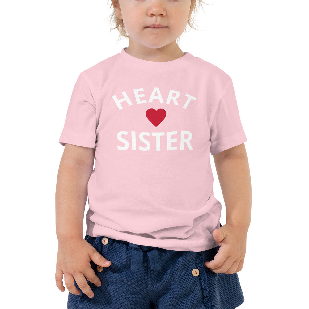 Heart Sister - Toddler Short Sleeve Tee