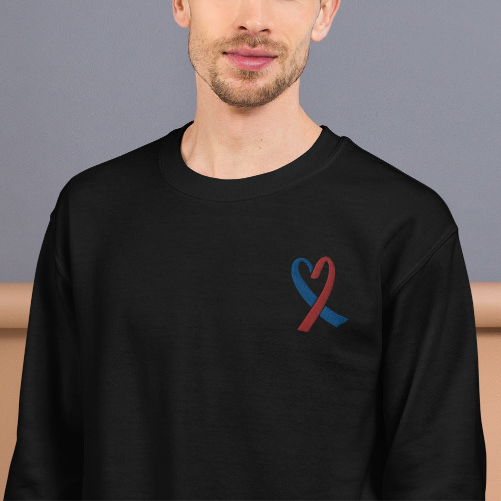 Heart Ribbon - Unisex Sweatshirt