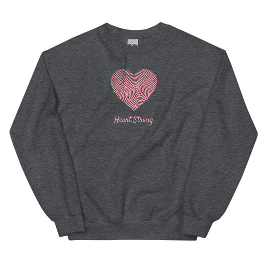 CHD Heart Strong Fingerprint - Unisex Sweatshirt