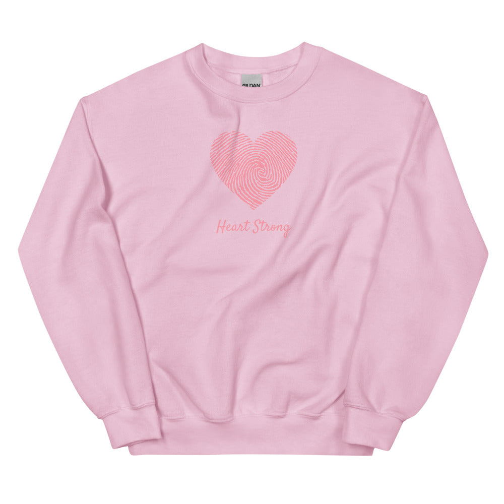 CHD Heart Strong Fingerprint - Unisex Sweatshirt