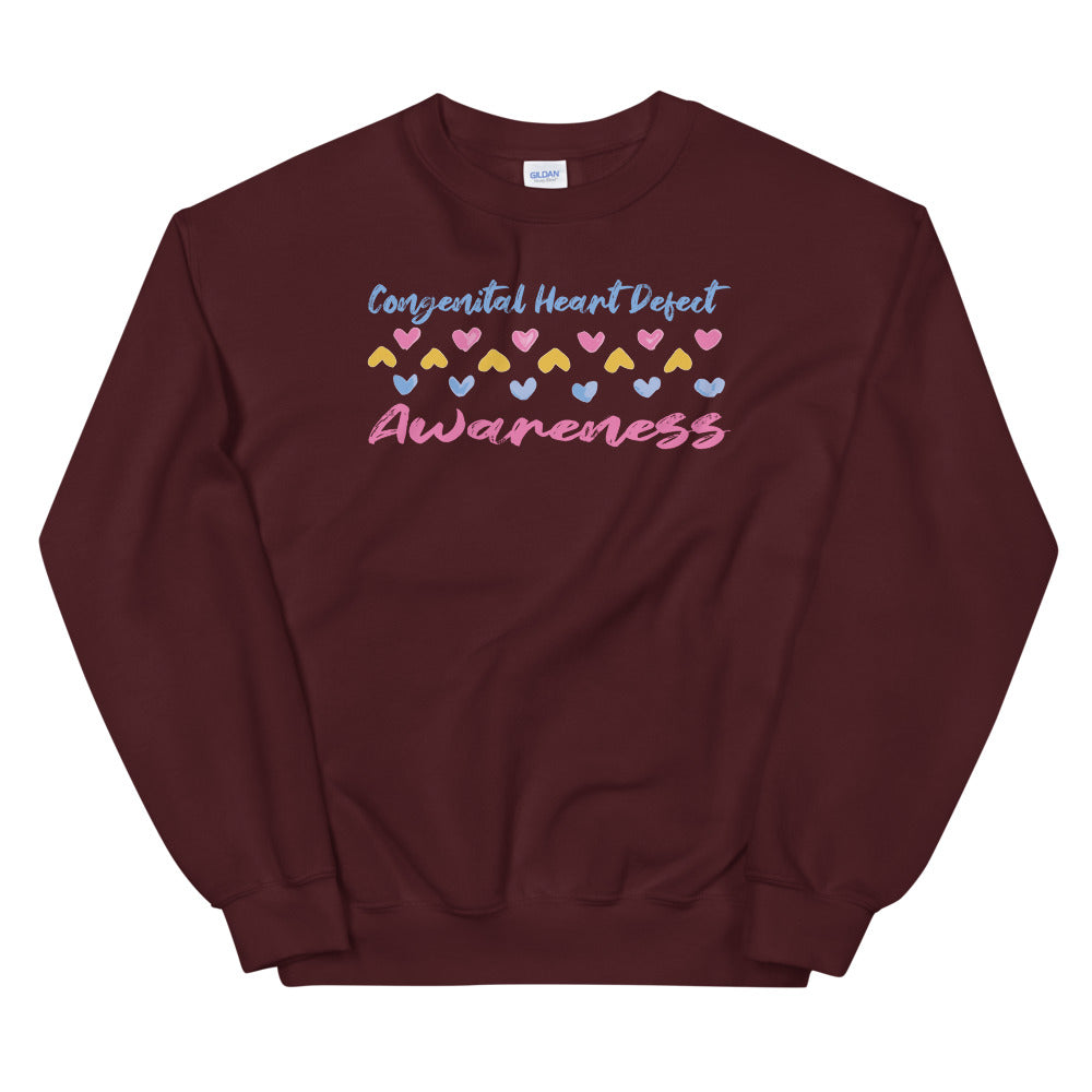 Painted Hearts - Unisex Sweatshirt
