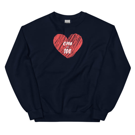 One in 100 - Unisex Sweatshirt