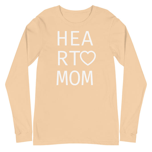 Heart Mom - Unisex Long Sleeve Tee