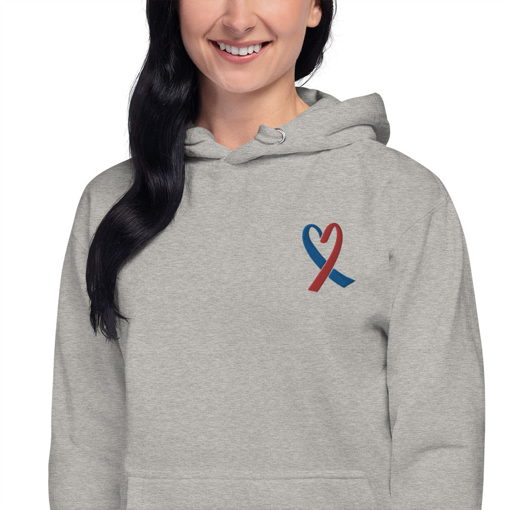 Heart Ribbon - Unisex Hoodie