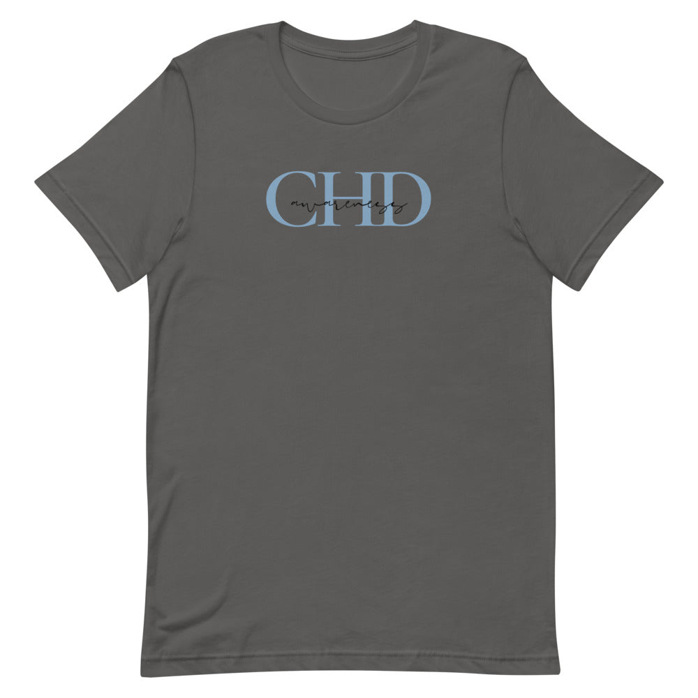 CHD Awareness Overlap Blue - Short-Sleeve Unisex T-Shirt