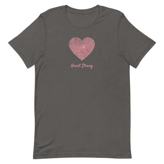 CHD Heart Strong Fingerprint - Short-Sleeve Unisex T-Shirt