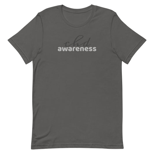CHD Awareness Two Tone - Short-Sleeve Unisex T-Shirt