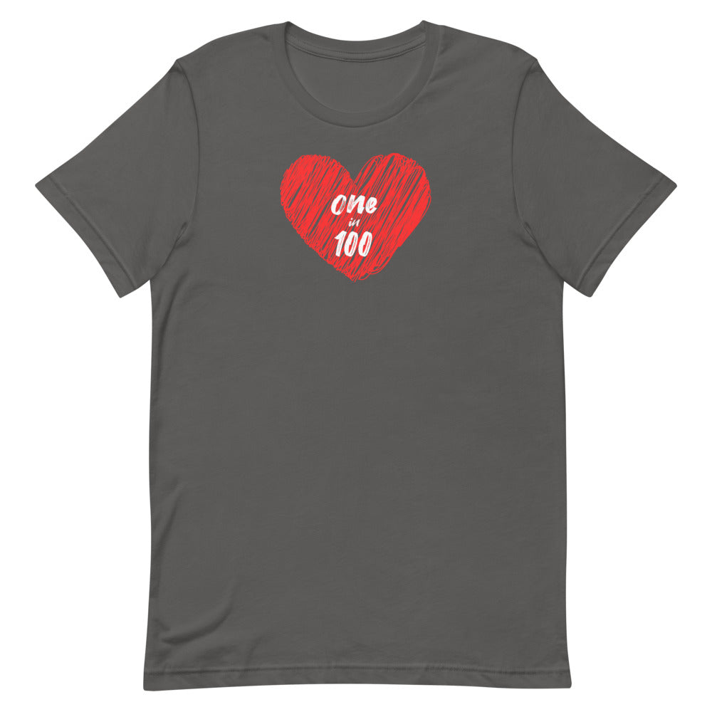 One in 100 - Short-Sleeve Unisex T-Shirt