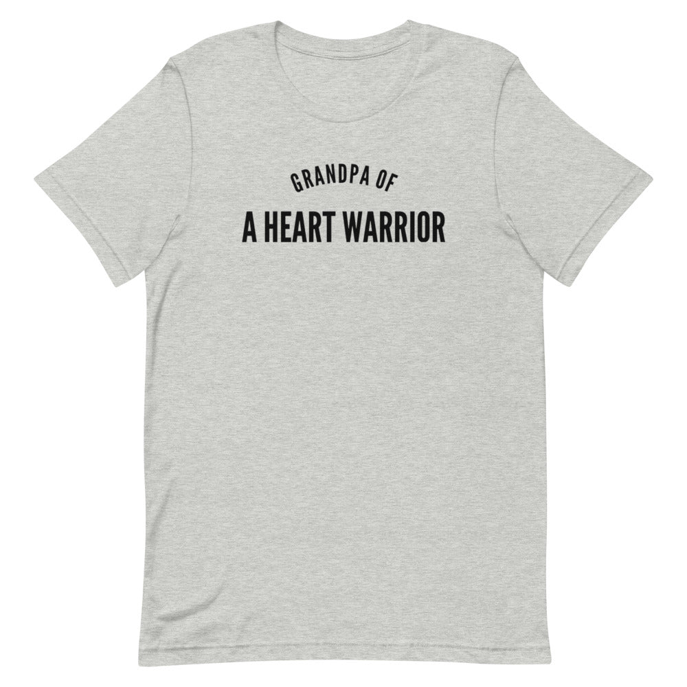 Grandpa of a Heart Warrior - Short-Sleeve Unisex T-Shirt