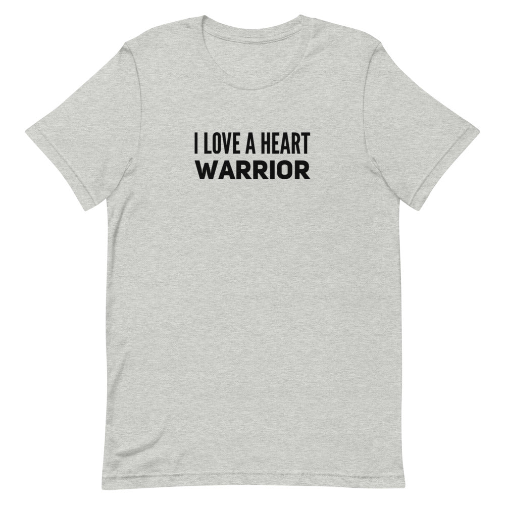I Love a Heart Warrior Bold - Short-Sleeve Unisex T-Shirt
