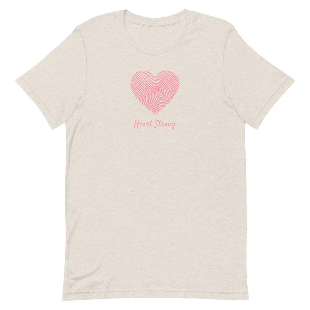 CHD Heart Strong Fingerprint - Short-Sleeve Unisex T-Shirt
