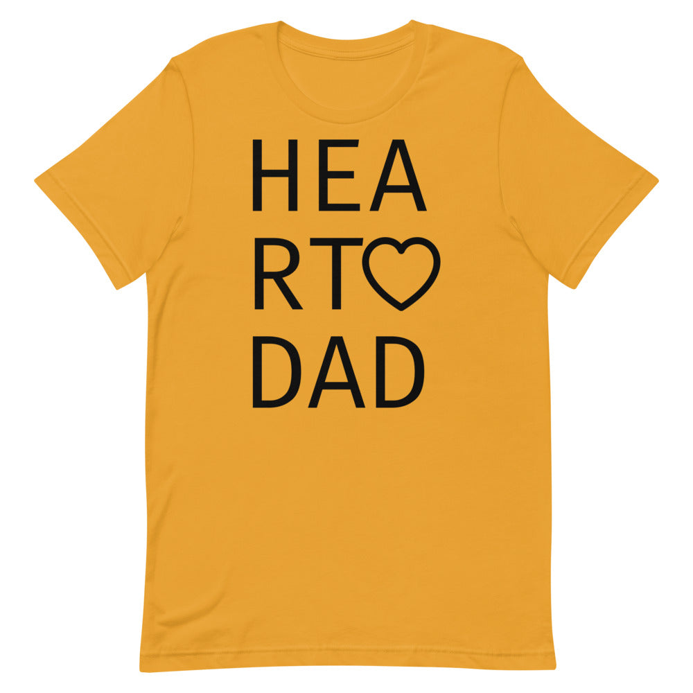 Heart Dad - Short-Sleeve Unisex T-Shirt