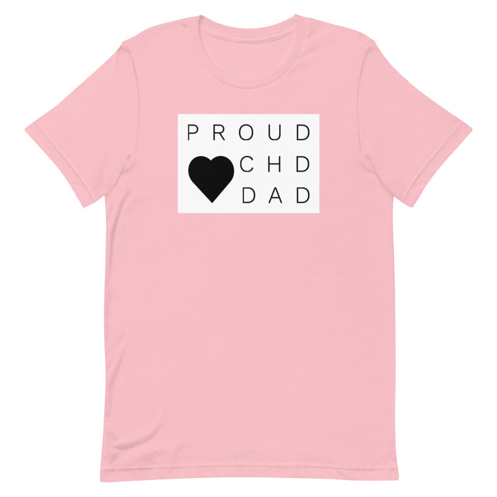 Proud CHD Dad - Short-Sleeve Unisex T-Shirt