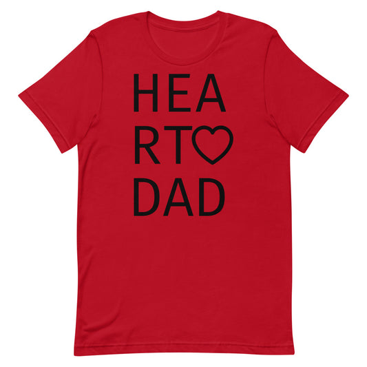 Heart Dad - Short-Sleeve Unisex T-Shirt