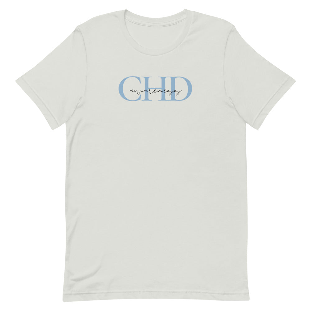 CHD Awareness Overlap Blue - Short-Sleeve Unisex T-Shirt