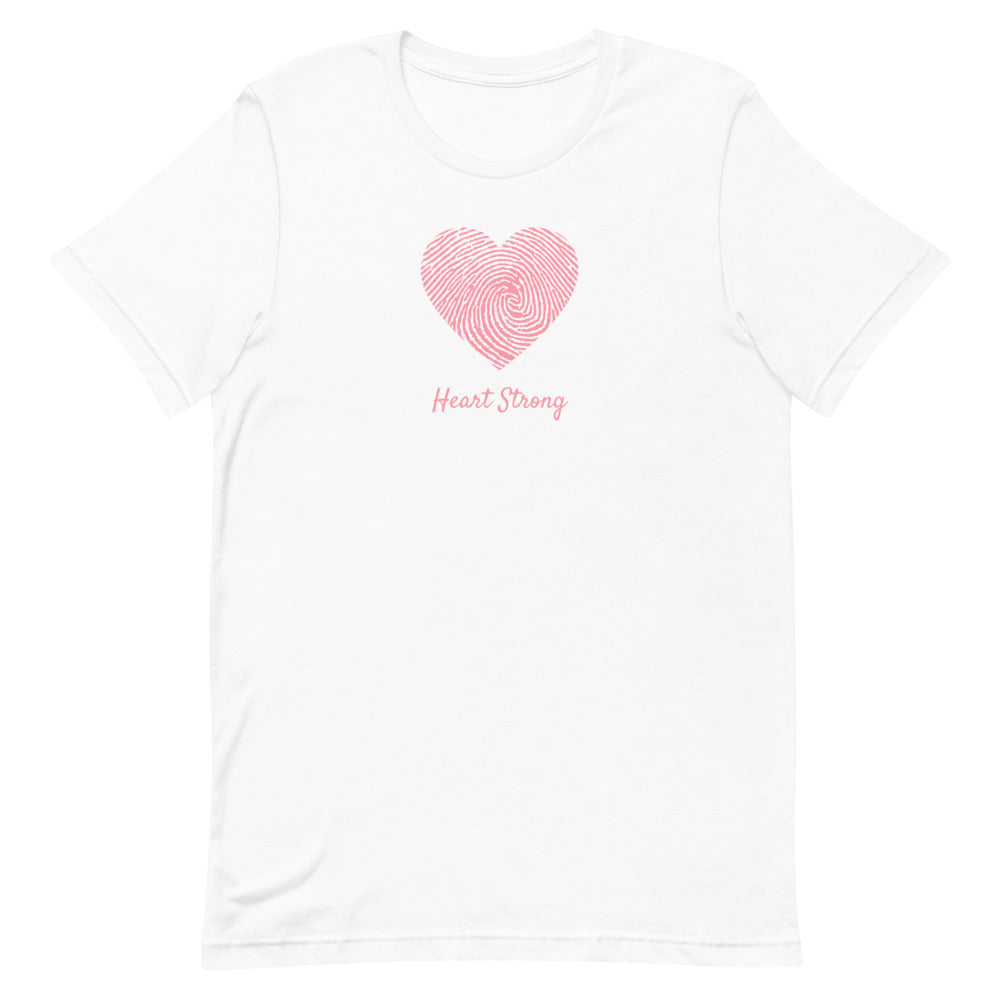 CHD Heart Strong Fingerprint - Short-Sleeve Unisex T-Shirt