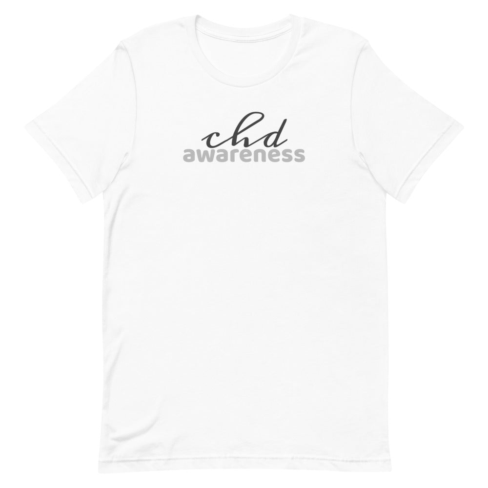 CHD Awareness Two Tone - Short-Sleeve Unisex T-Shirt
