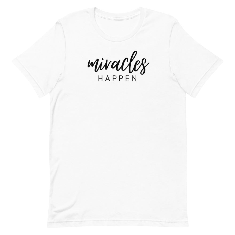 Miracles Happen (Matching Family) - Short-Sleeve Unisex T-Shirt
