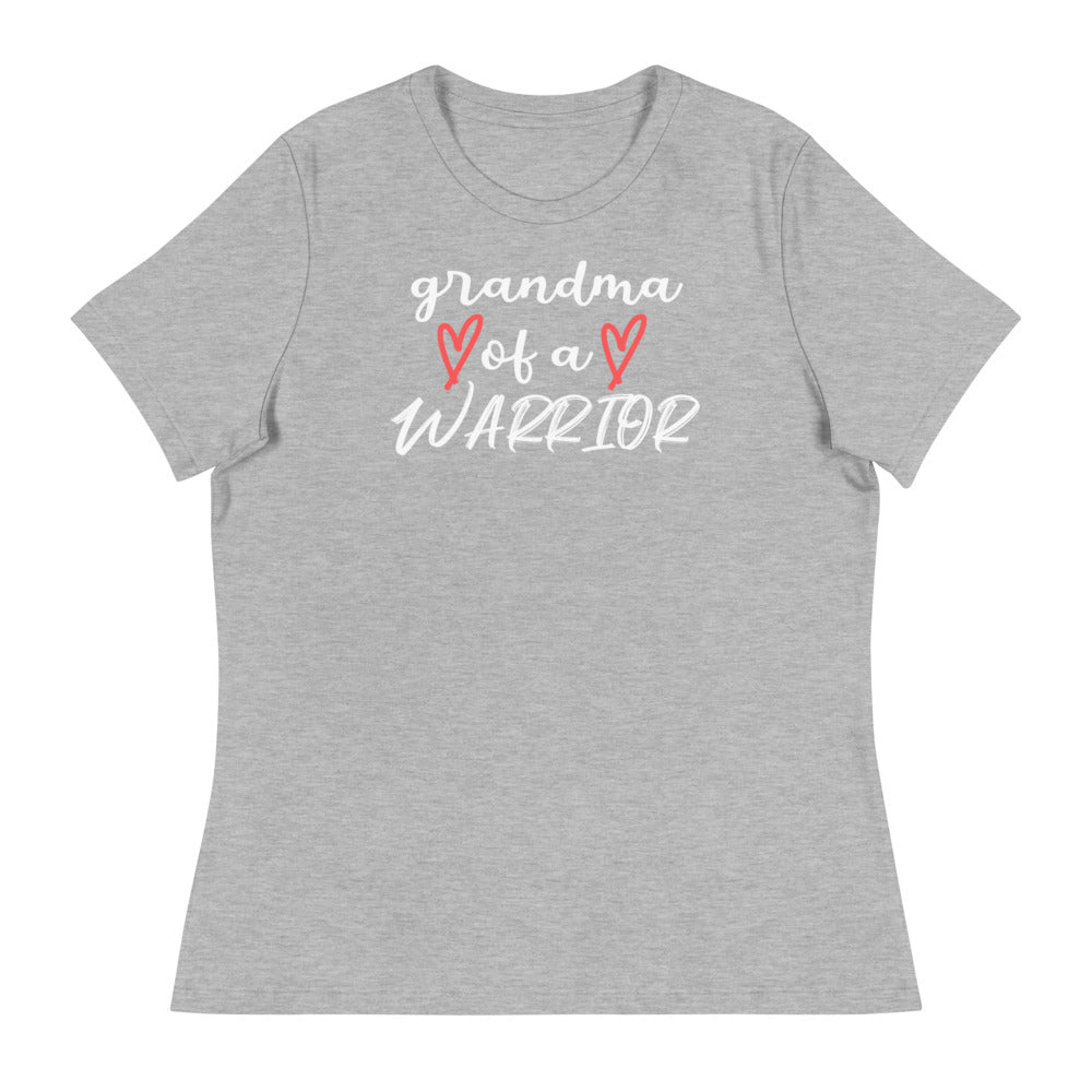 Grandma of a Warrior - Women's Relaxed T-Shirt
