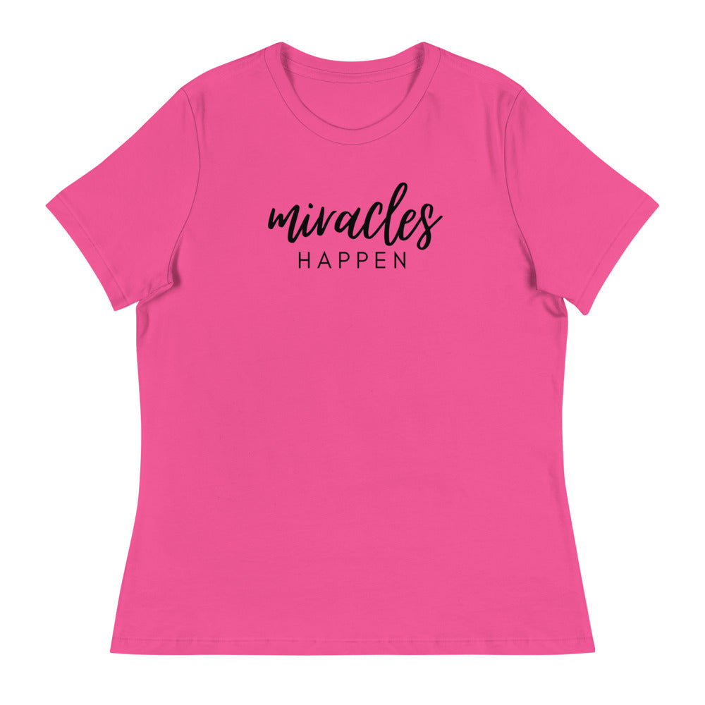Miracles Happen (Matching Family) - Women's Relaxed T-Shirt