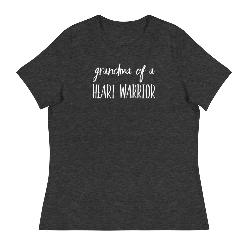 Grandma of a Heart Warrior - Women's Relaxed T-Shirt