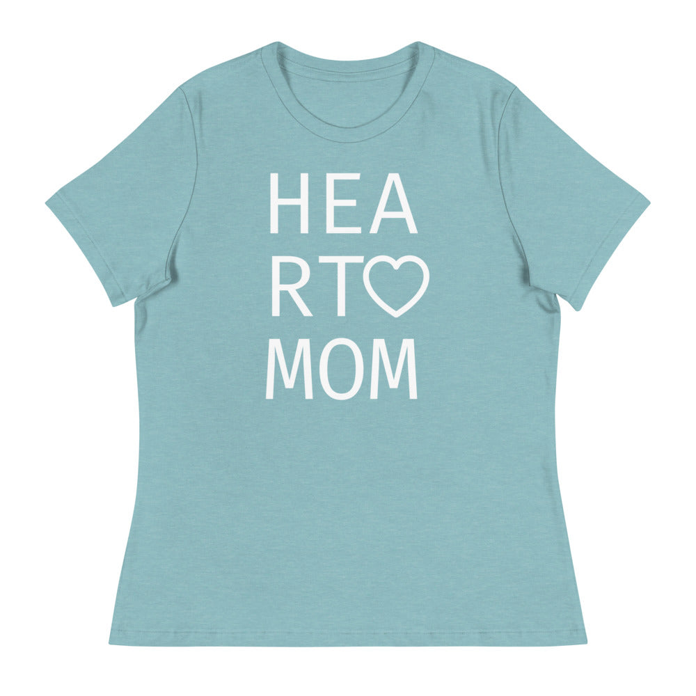 Heart Mom - Women's Relaxed T-Shirt