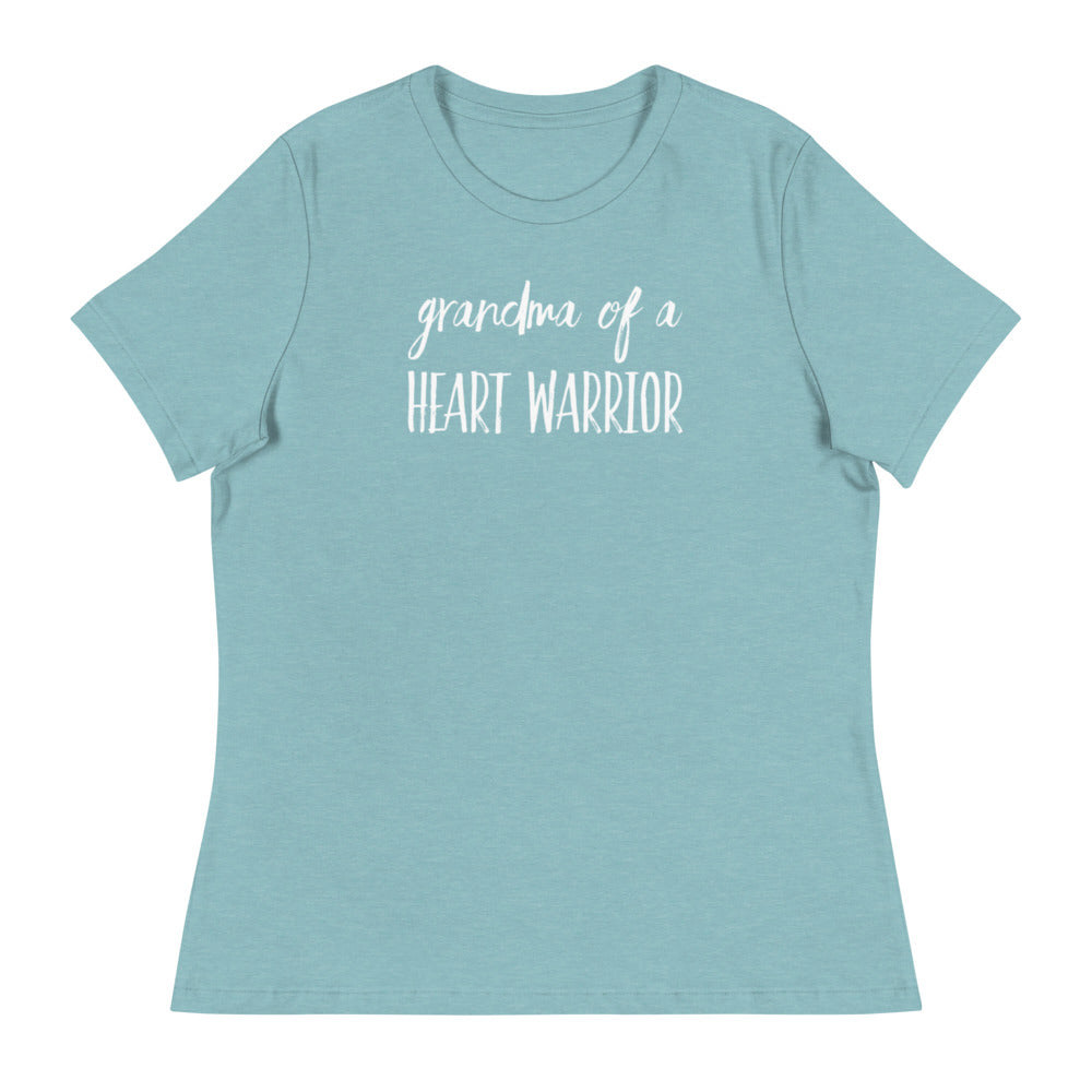 Grandma of a Heart Warrior - Women's Relaxed T-Shirt