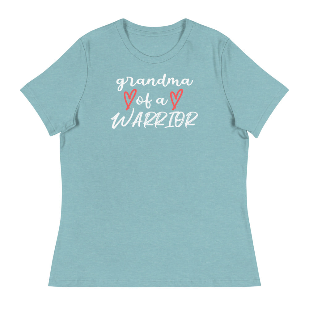 Grandma of a Warrior - Women's Relaxed T-Shirt