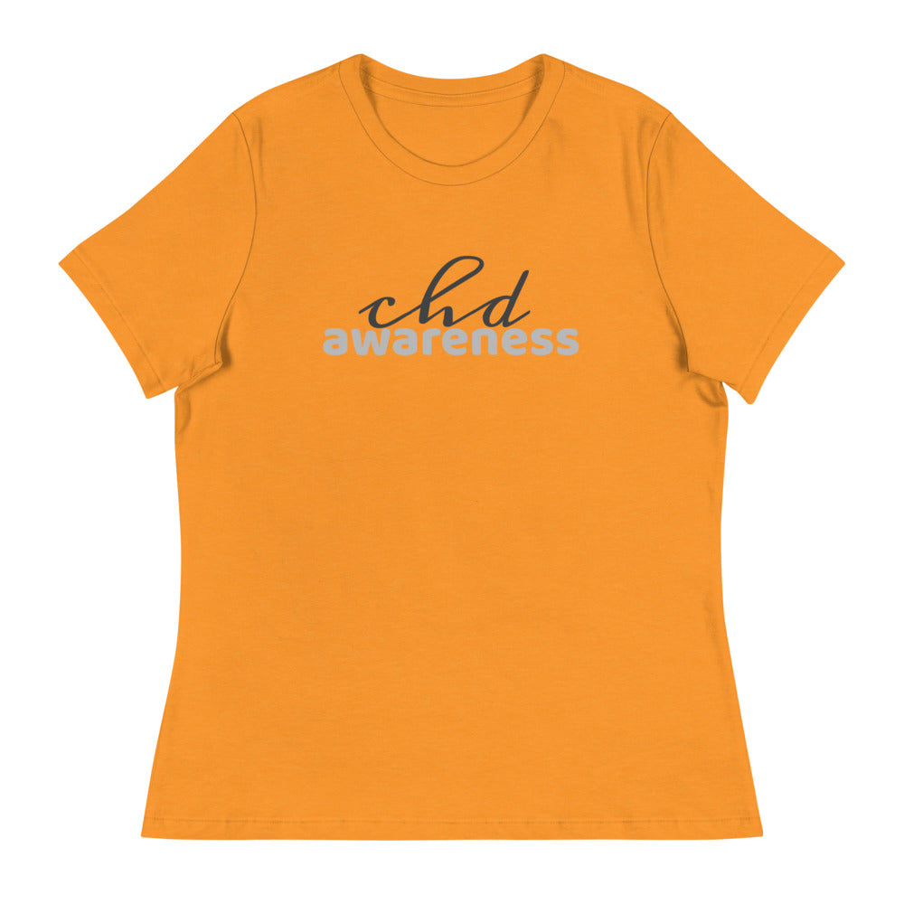 CHD Awareness Two Tone - Women's Relaxed T-Shirt