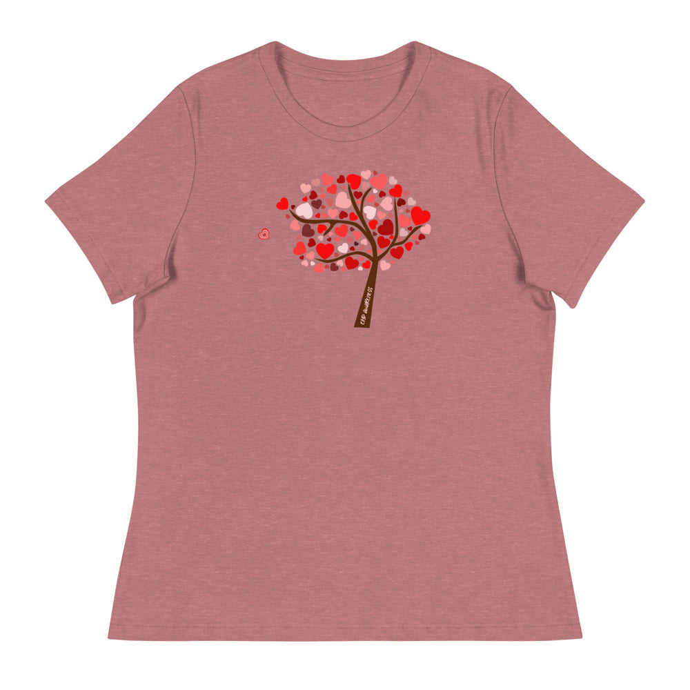 Tree of Hearts - Women's Relaxed T-Shirt
