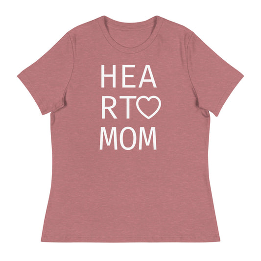 Heart Mom - Women's Relaxed T-Shirt