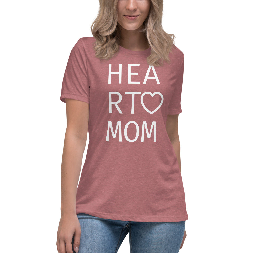 Heart Mom - Women's Relaxed T-Shirt