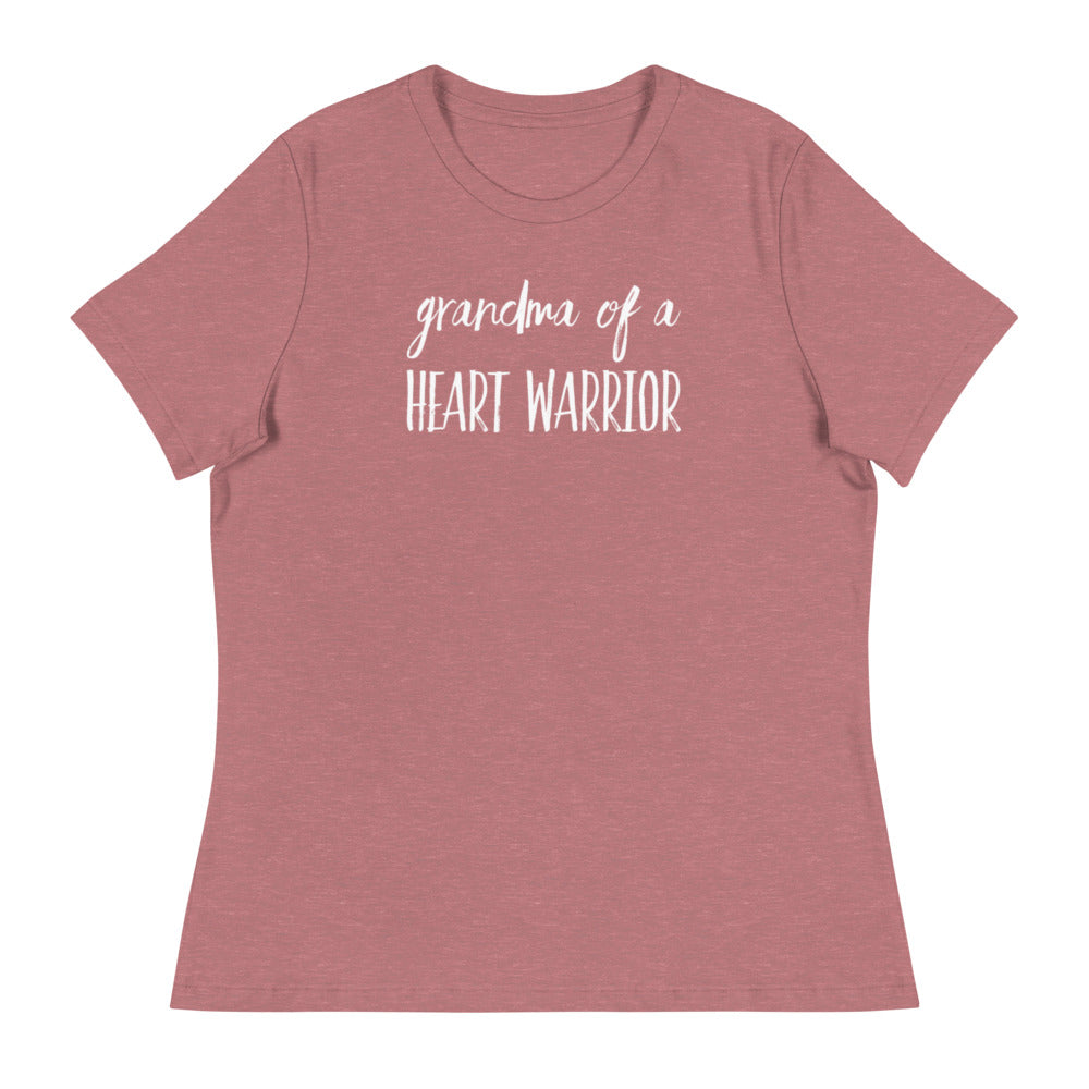 Grandma of a Heart Warrior - Women's Relaxed T-Shirt