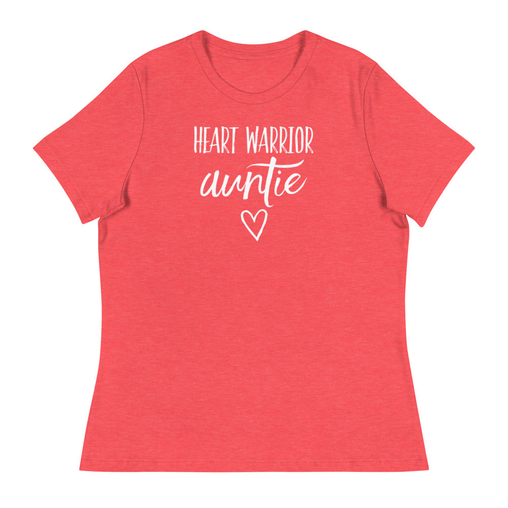 Heart Warrior Auntie - Women's Relaxed T-Shirt