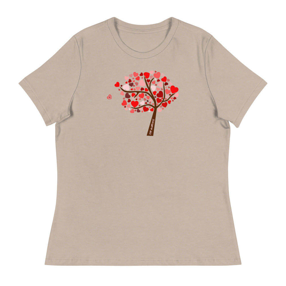 Tree of Hearts - Women's Relaxed T-Shirt