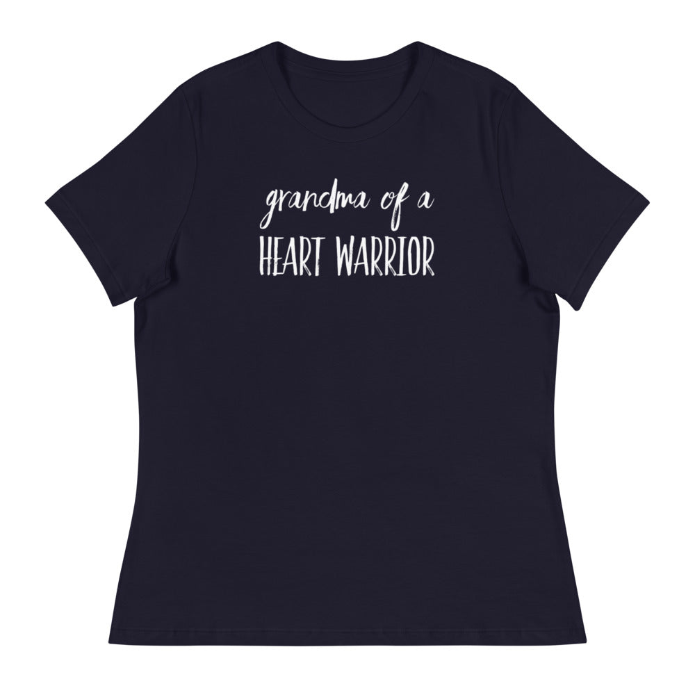 Grandma of a Heart Warrior - Women's Relaxed T-Shirt