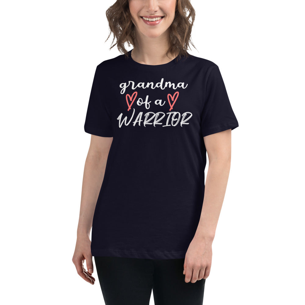 Grandma of a Warrior - Women's Relaxed T-Shirt