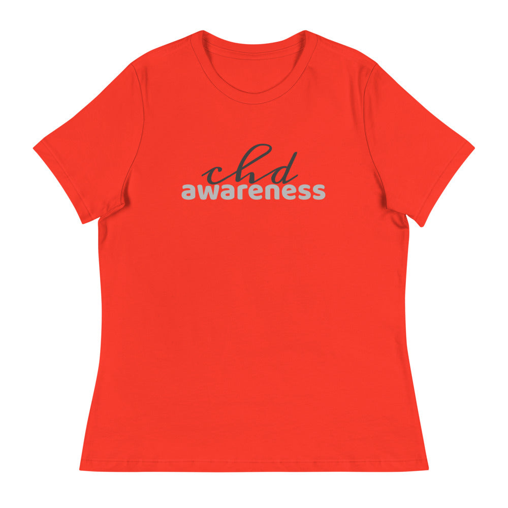 CHD Awareness Two Tone - Women's Relaxed T-Shirt