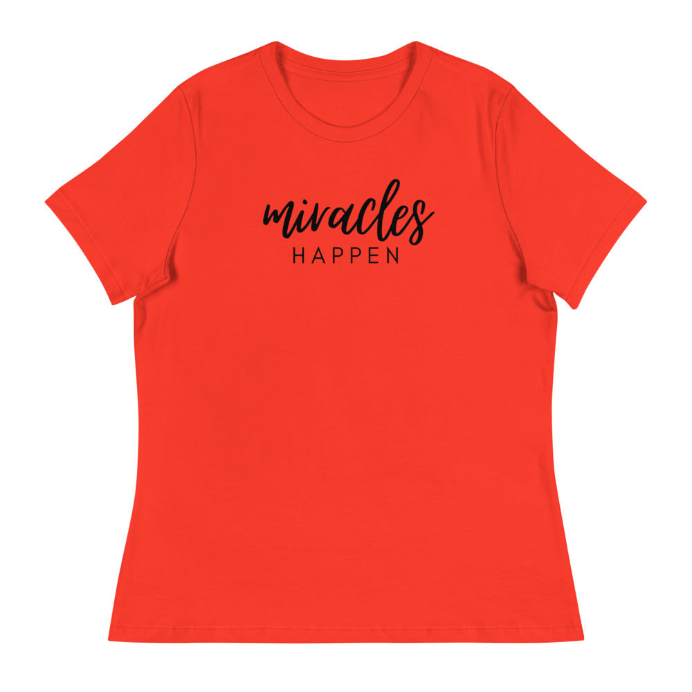 Miracles Happen (Matching Family) - Women's Relaxed T-Shirt