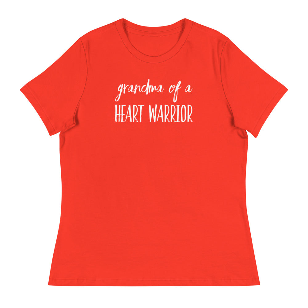 Grandma of a Heart Warrior - Women's Relaxed T-Shirt