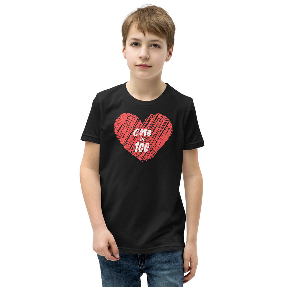 One in 100 - Youth Short Sleeve T-Shirt