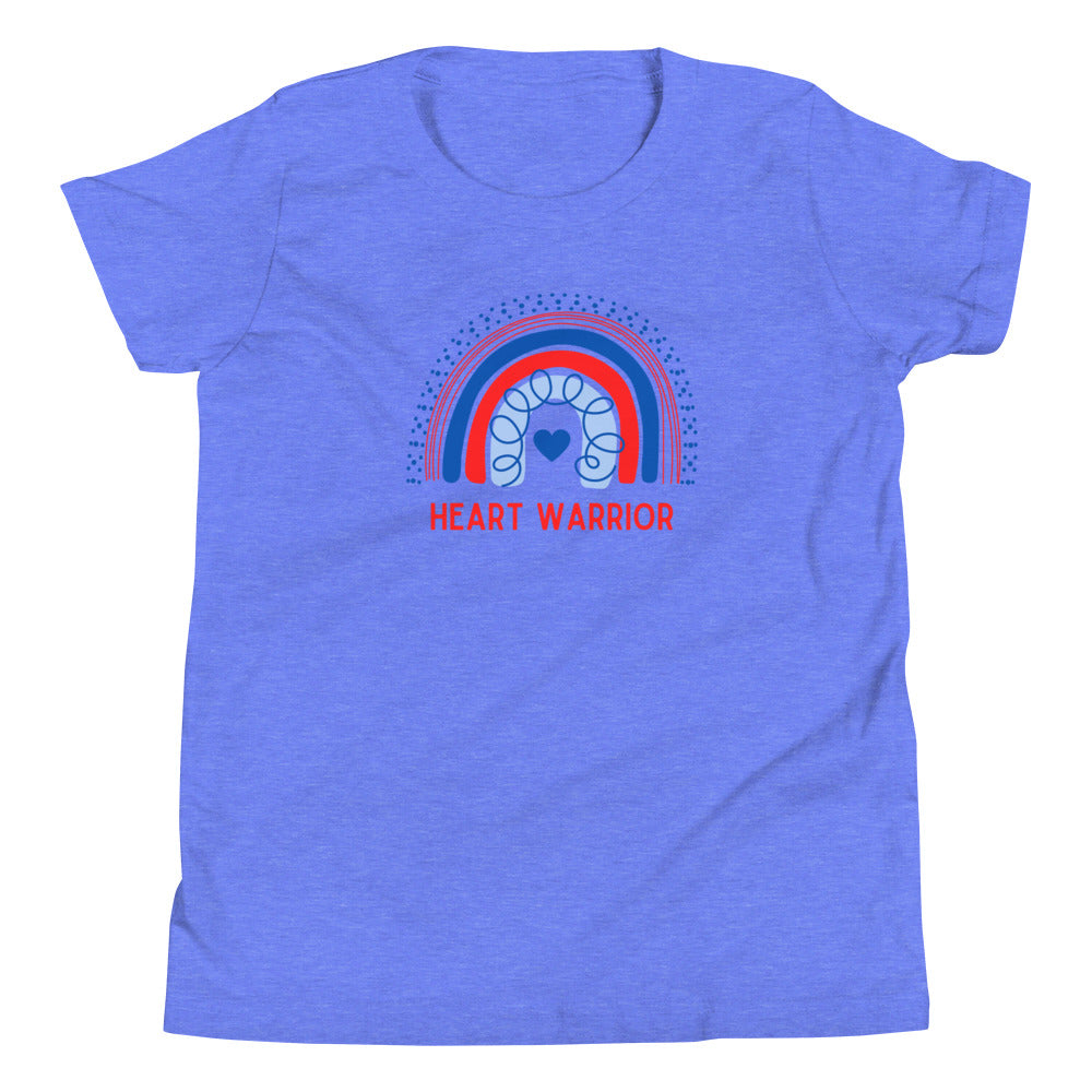 Rainbow Heart Warrior - Youth Short Sleeve T-Shirt