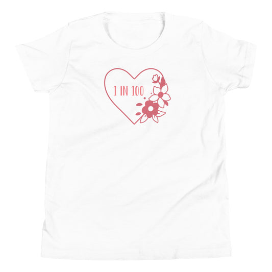 Heart Flower - Youth Short Sleeve T-Shirt